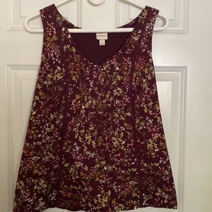 MERONA beautiful purple floral blouse